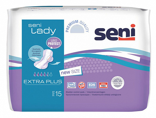 Прокладки урологічні Seni Lady Extra Plus 15 шт